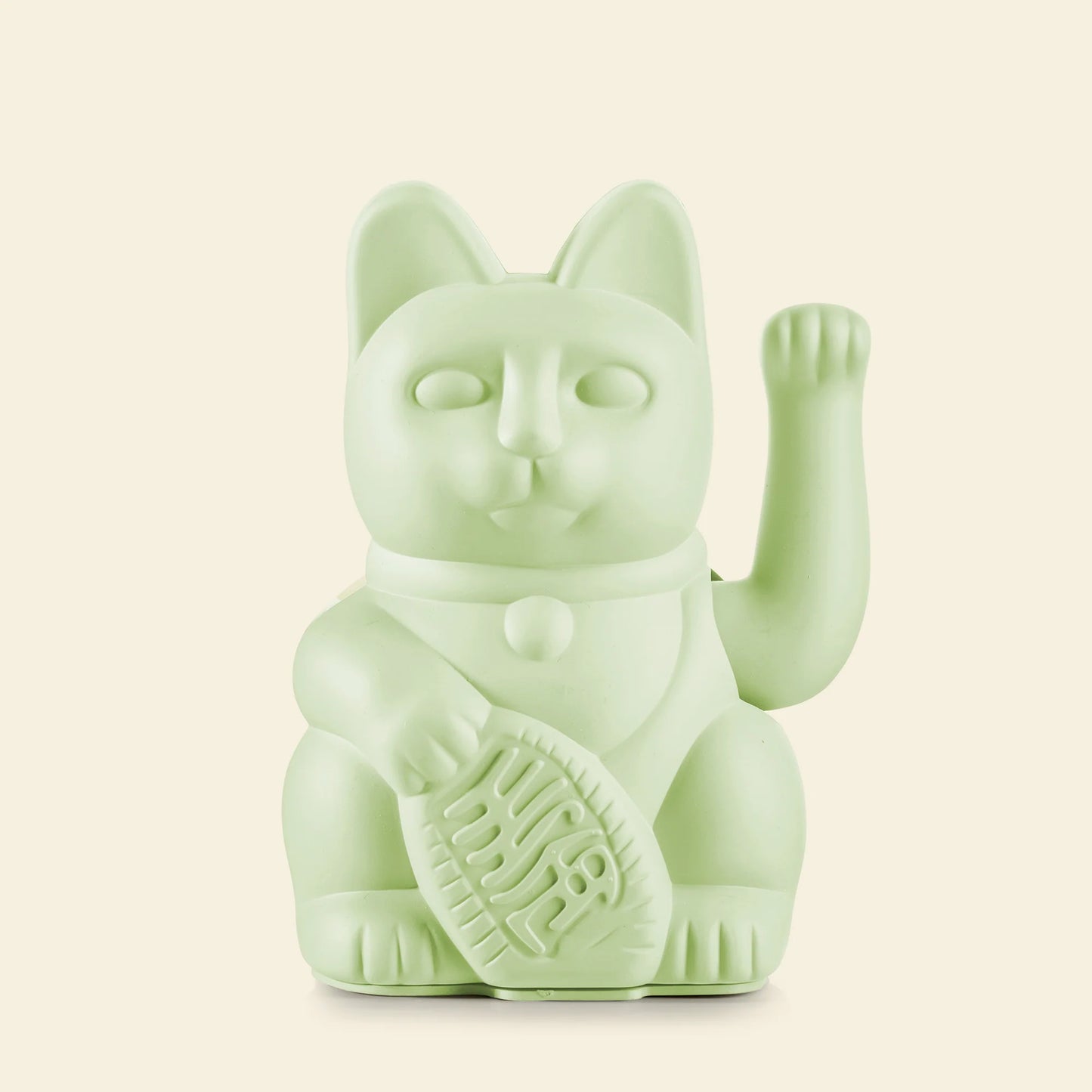 Chat Chanceux Vert Clair