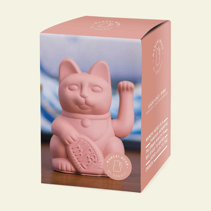 Gato rosa afortunado