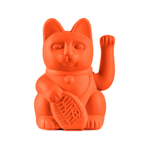 Glückskatze Neonorange