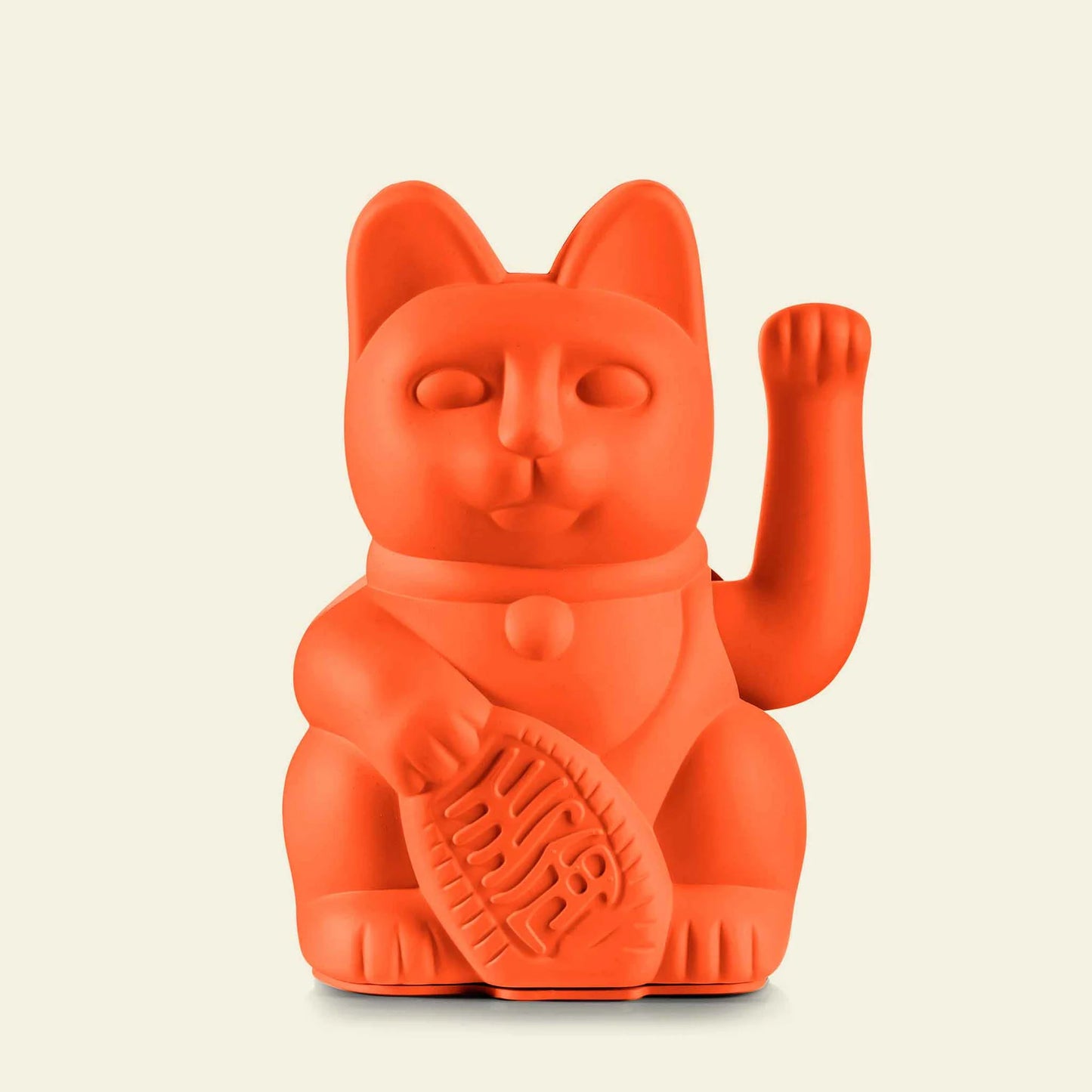 Gelukskat Neon Oranje