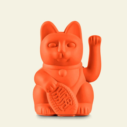Gelukskat Neon Oranje