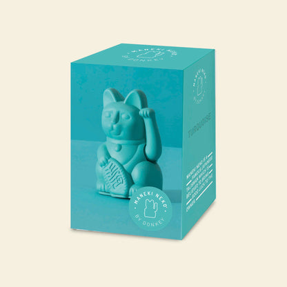 Mini Chat Chanceux Turquoise