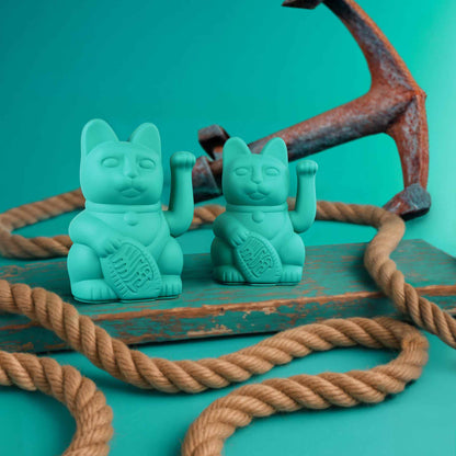 Chat Chanceux Turquoise