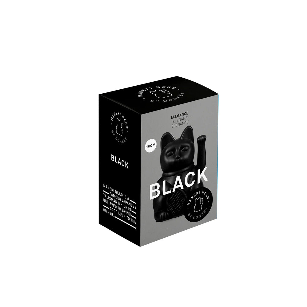 Mini gato de la suerte negro