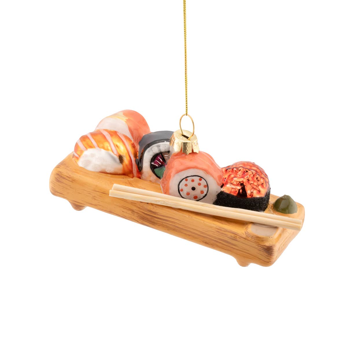 Boule de Noël plateau de sushis