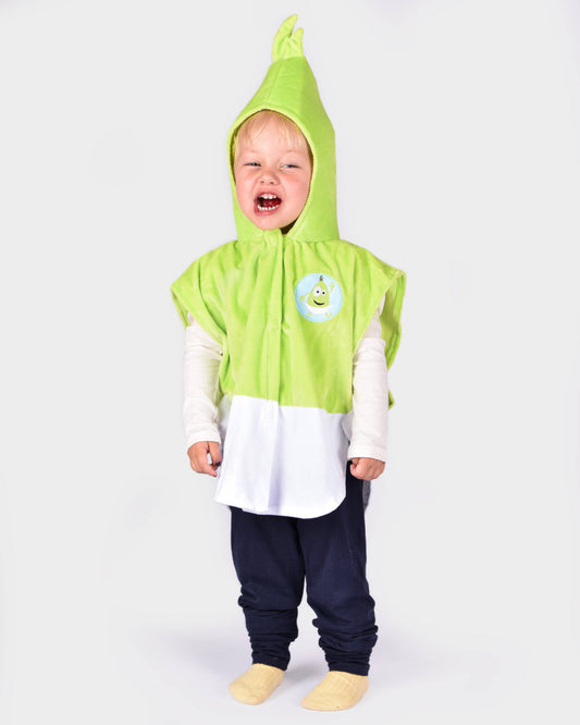 Cape verte Babblarna Dadda taille 86-110 cm 1-4 ans