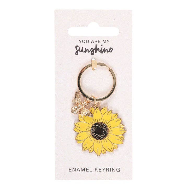 Sunflower Keychain You are my ray of sunshine