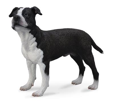 Collecta Chiens (L): STAFFORDSHIRE AMÉRICAIN TERRIER 9.5x6.8cm