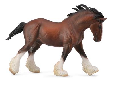 Figurine Étalon Clydesdale Bai - (XL)