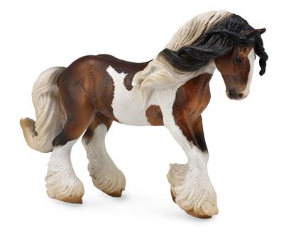 Collecta Chevaux (XL): ÉTALON TINKER PIE 18x12.5cm