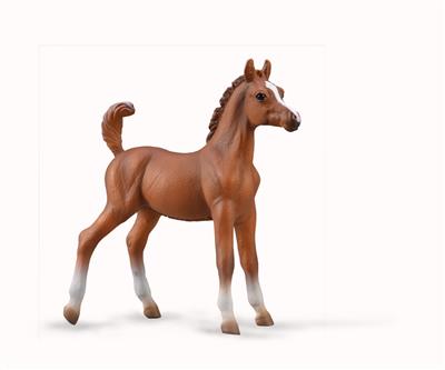 Collecta Chevaux (1:20 M): POULAIN ARABE marron 8,4x8,8cm