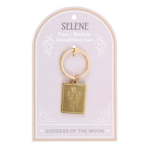 Porte‑clés talisman de la déesse Séléné