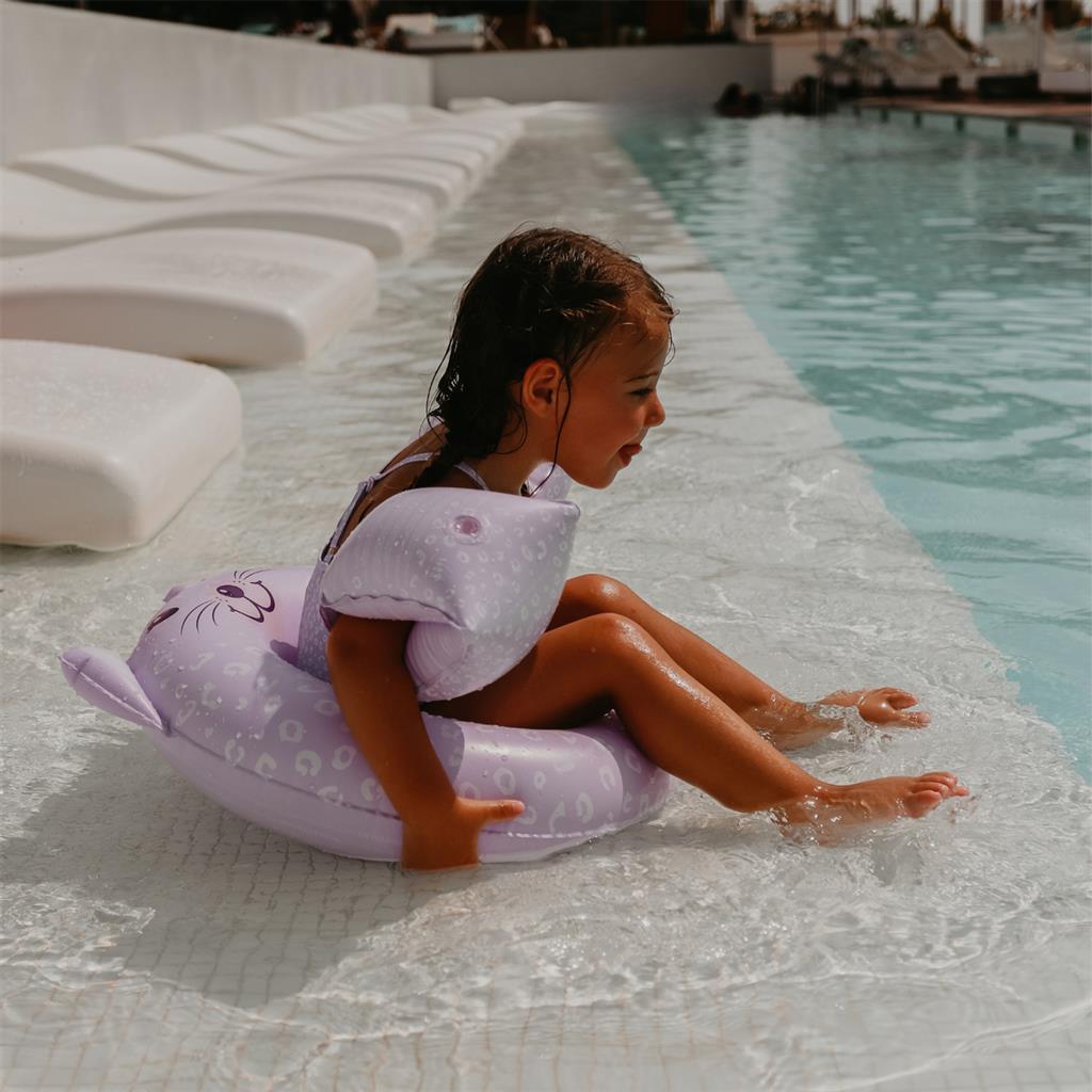 Lilac Leopard Bath Buoy 