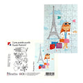 Puzzle Postal Paris Shopping