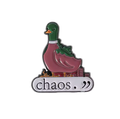 Wilde eend Chaos Pin.