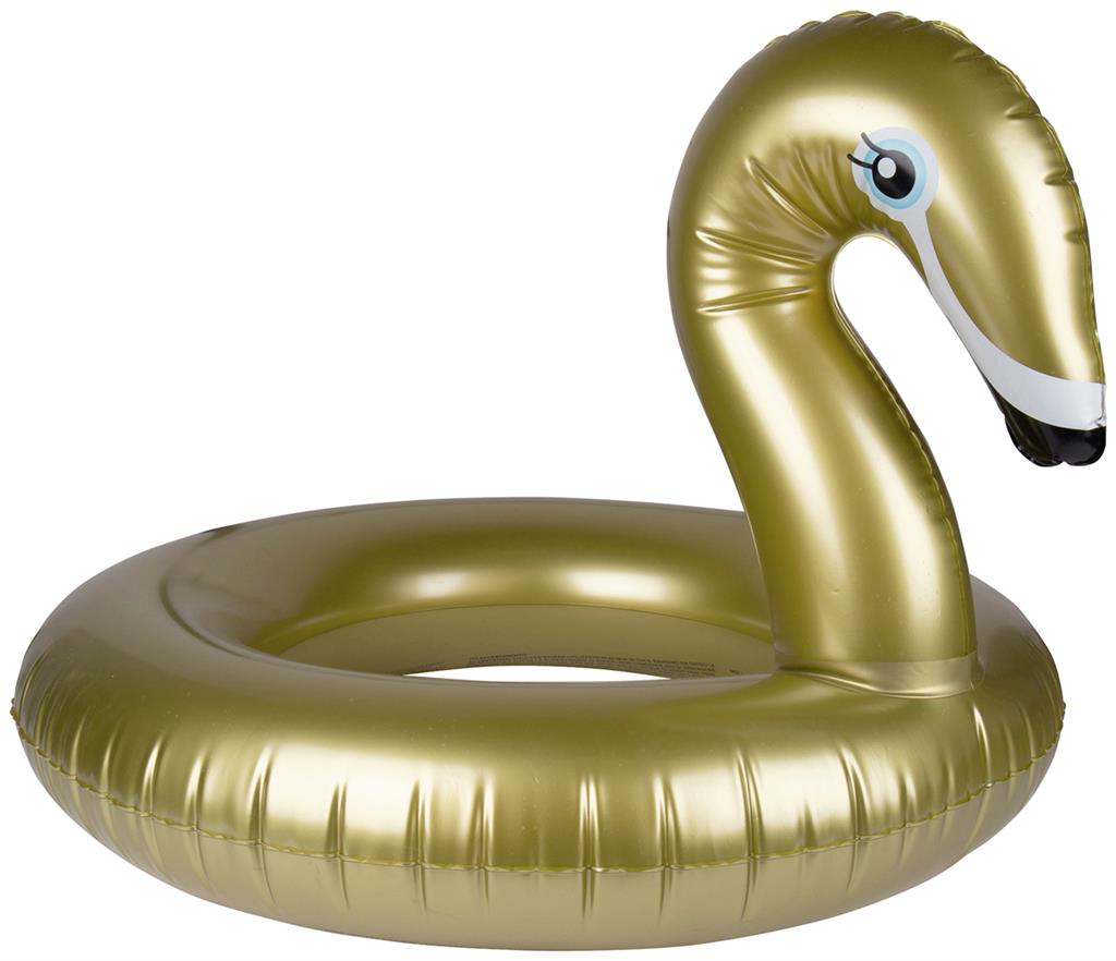 Flotador de piscina Cisne Dorado 