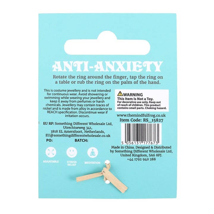 Bague anti-anxiété « Rain or Shine »