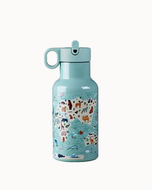 Botella infantil Bioloco Sky - Mapa de animales