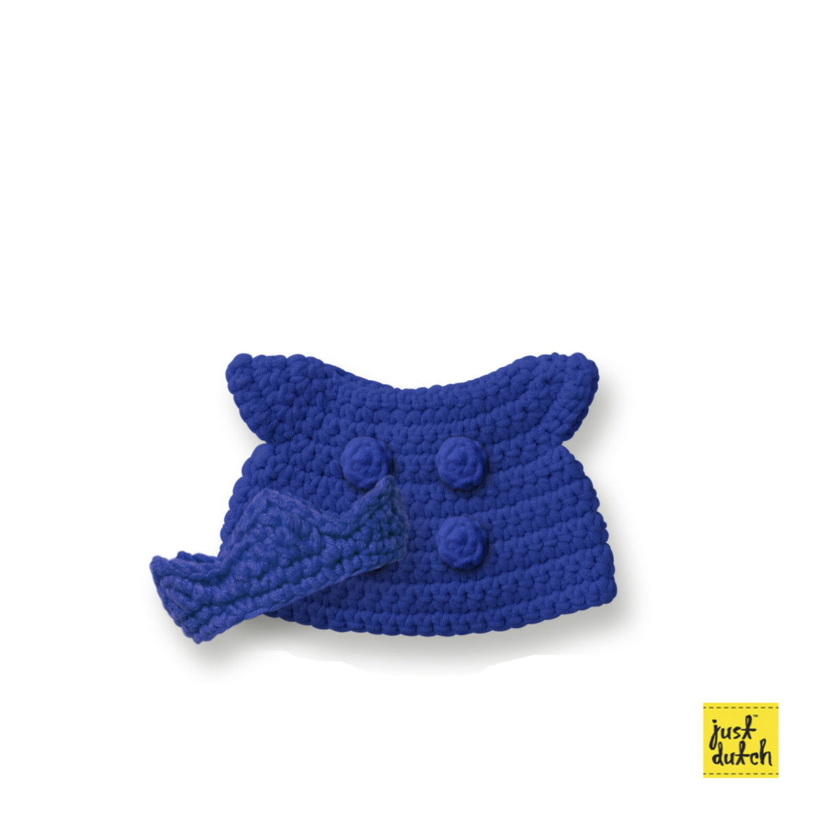 Blaues Königin-Outfit für Plüschfigur