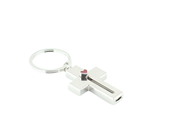 Porte clés Croix Couteau