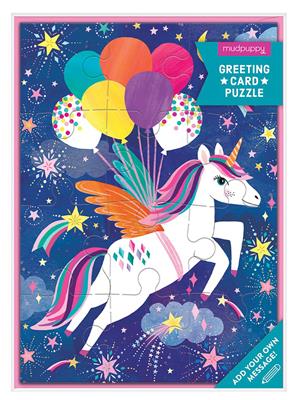 Puzzle Anniversaire Licorne 12p