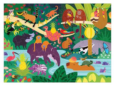 Junglepuzzel 60p
