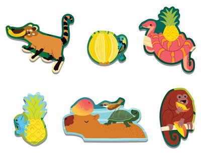 Rompecabezas de la jungla 60p