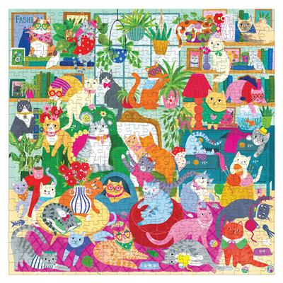 Rompecabezas Tarde de Sábado de Gatos 500 peniques