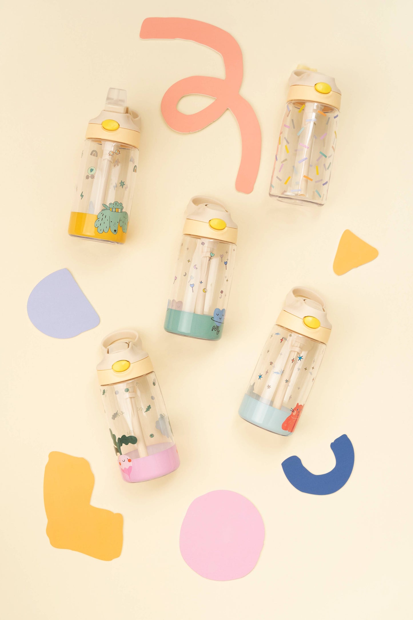 Bouteille d'eau Tritan pour enfants Meowtiful Cats