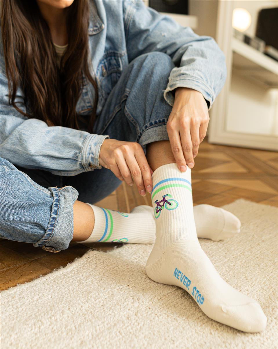 Chaussettes Retro Bike