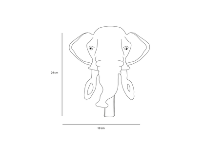 Porte-manteau Peluche Mammouth