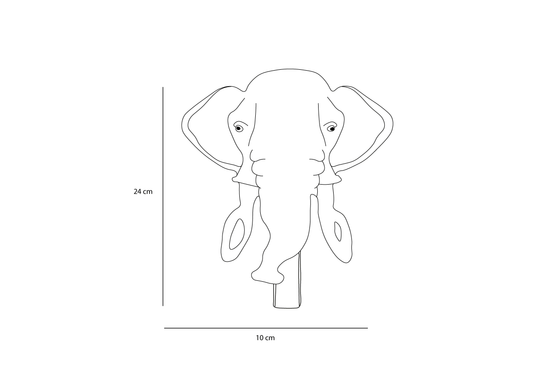 Porte-manteau Peluche Mammouth