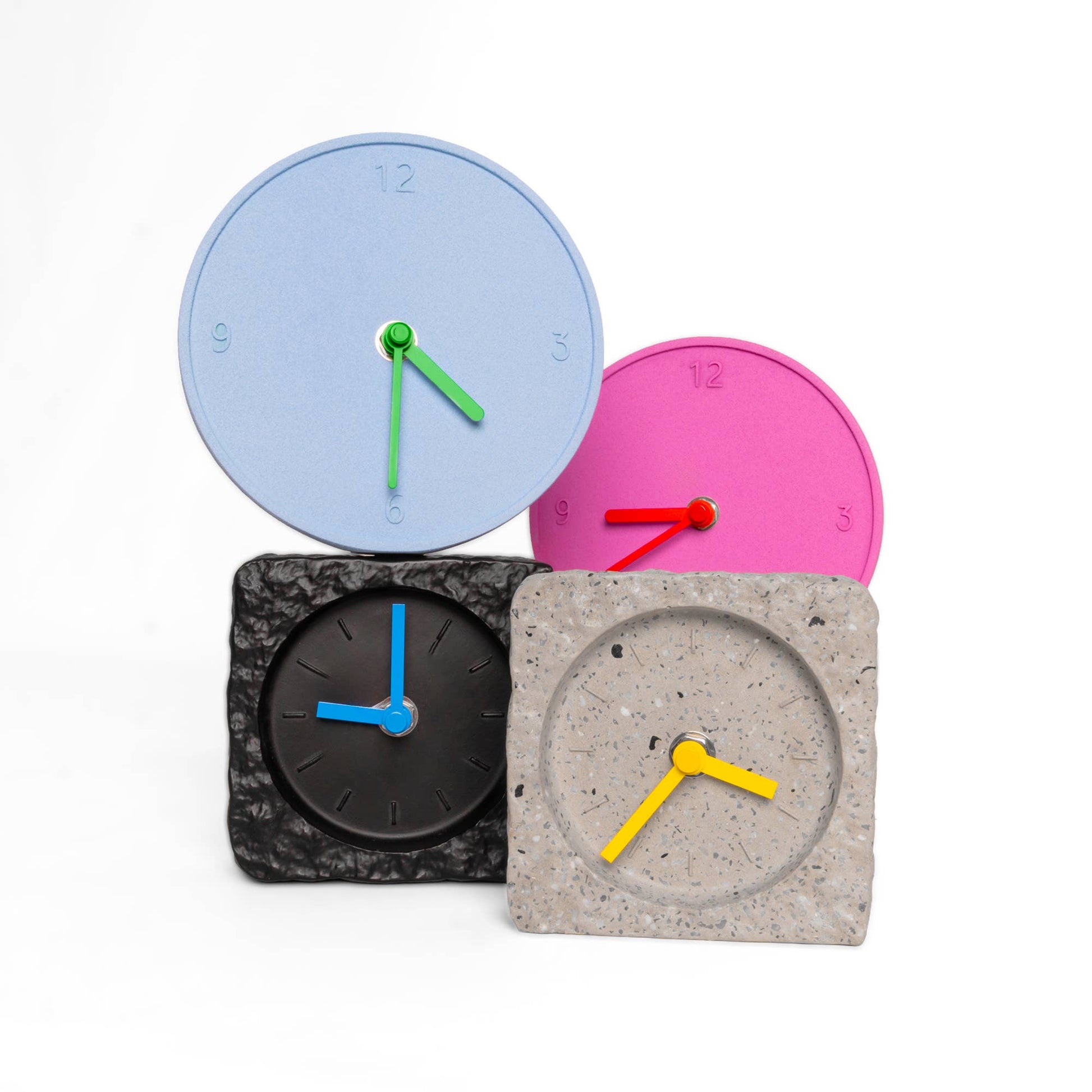 Horloge Ronde Brute Bleu Clair Helio Ferretti Vue 5