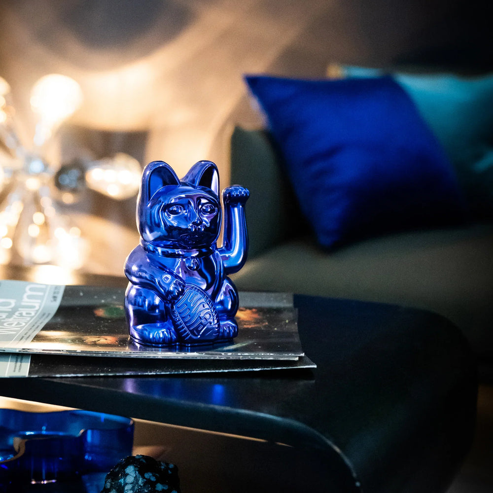 Chat Chanceux Bleu Brillant - Cosmic Edition Terre