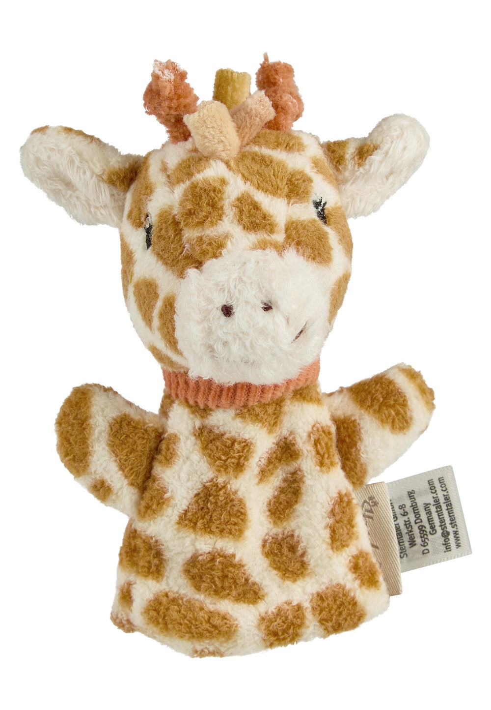 Marionnette à doigt Girafe Kaya - 12 cm
