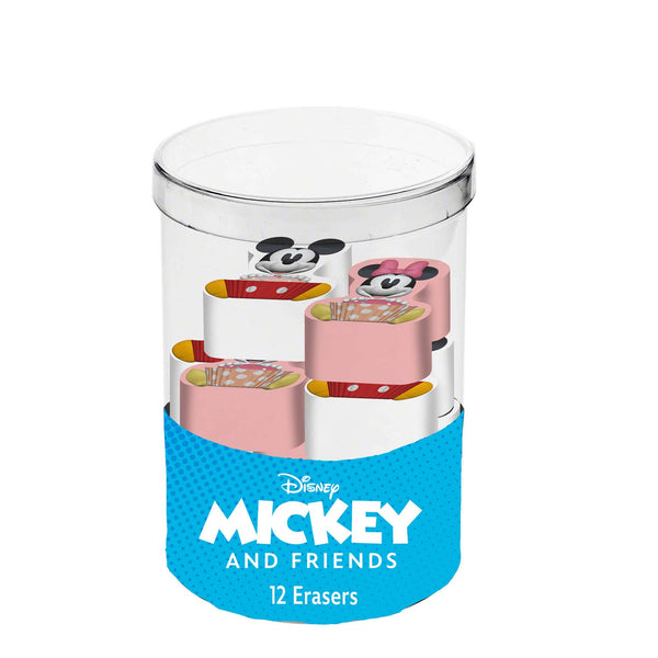 Disney Mickey et Minnie Mix-Cube avec 12 Gommes