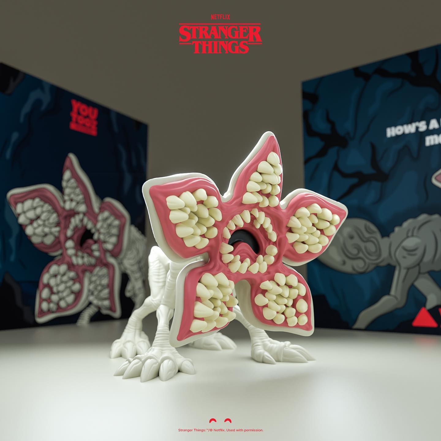 Stranger Things Vinyl figurine Demodog Démogorgon Youtooz Netflix