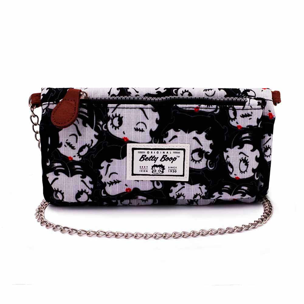 Portefeuille souple avec chaîne Betty Boop « Porte »