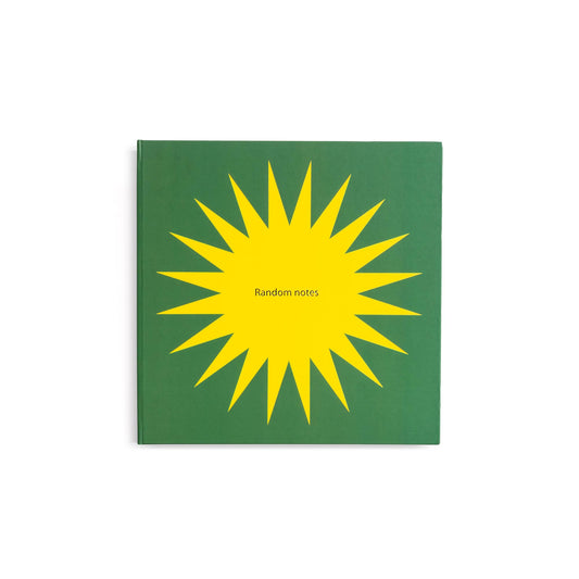 Carnet de Notes Aléatoires Vert Helio Ferretti Vue 1