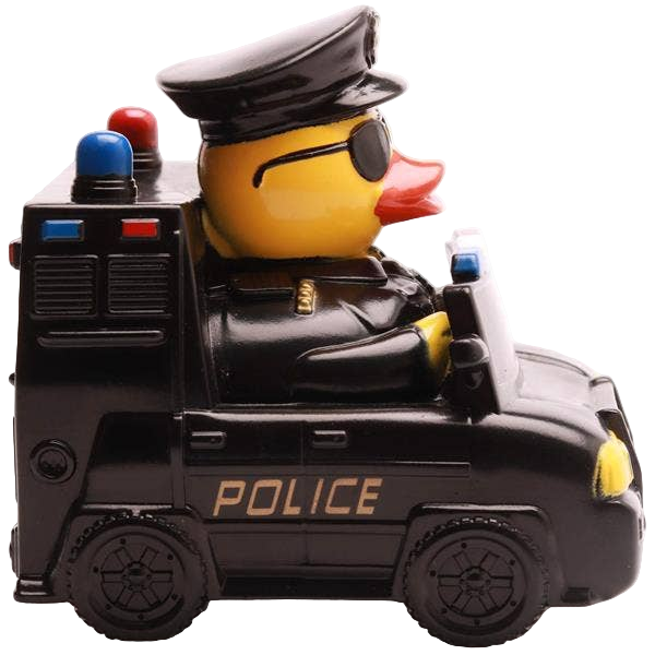 Duck Police Car