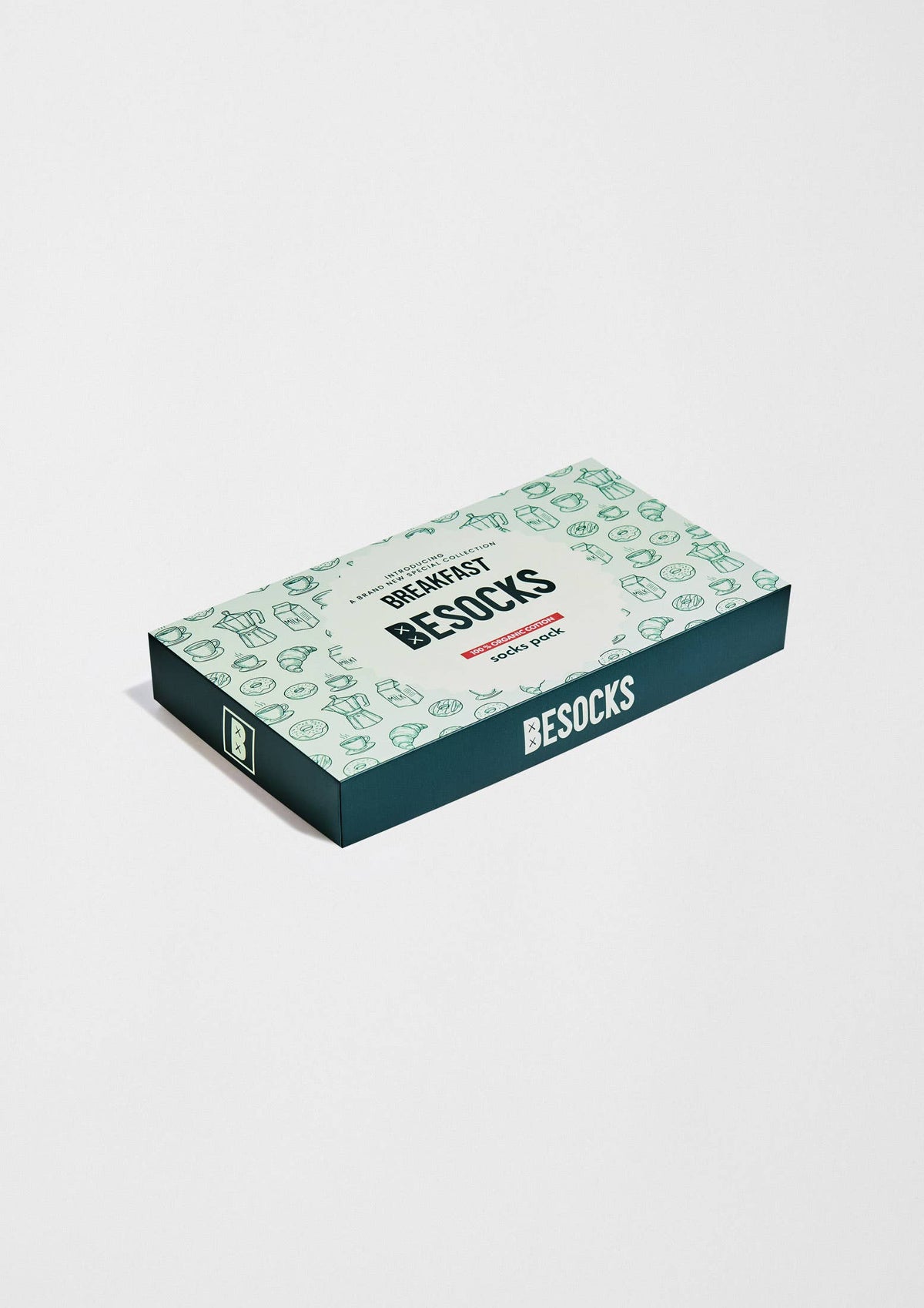 Pack de chaussettes Breakfast - 100 % coton biologique