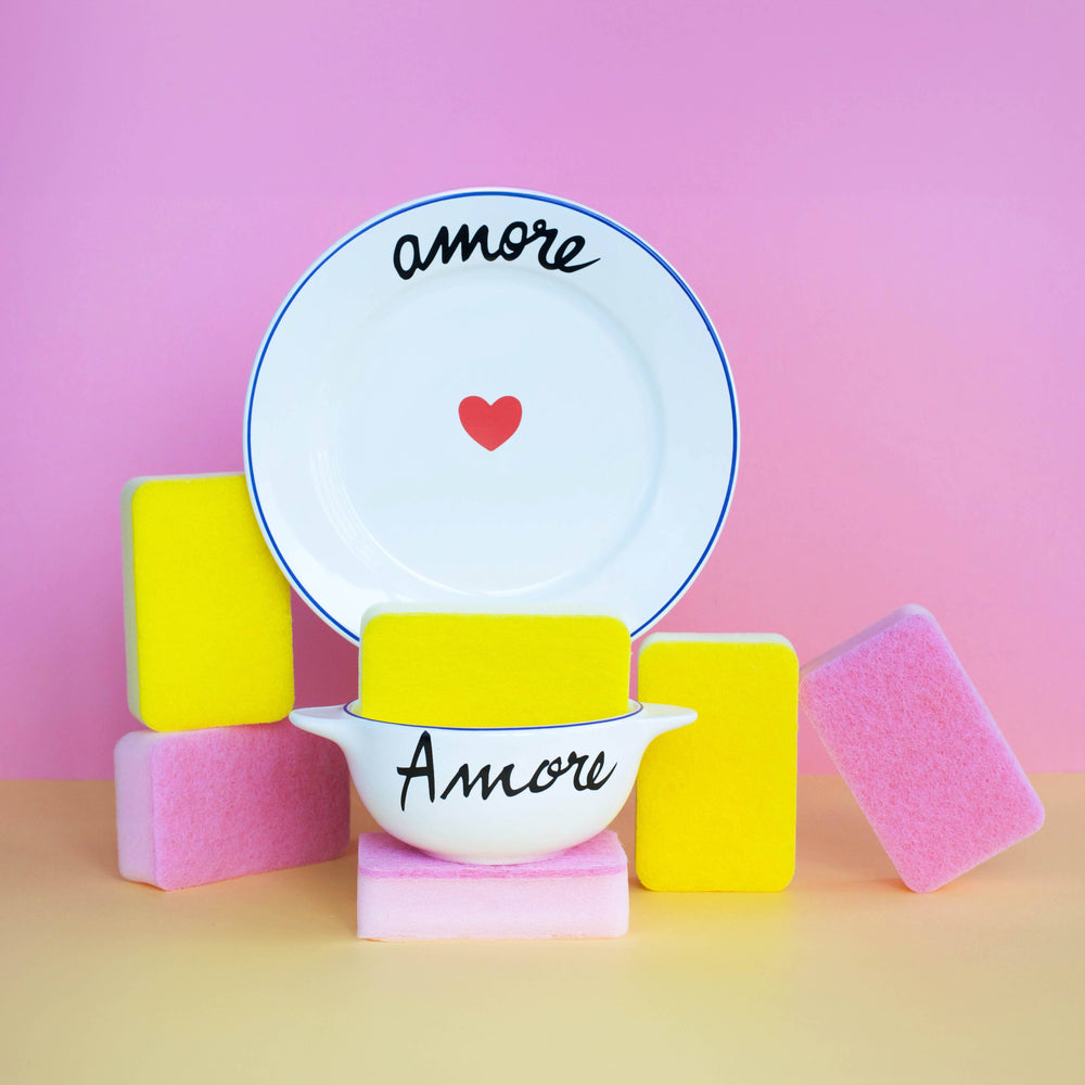 La famiglia si sta divertendo un mondo - Amore Plate