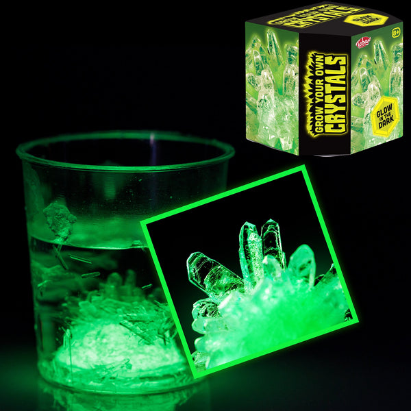 FAITES CULTIVER VOS PROPRES CRISTAUX LUMINEUX DANS LE NOIR