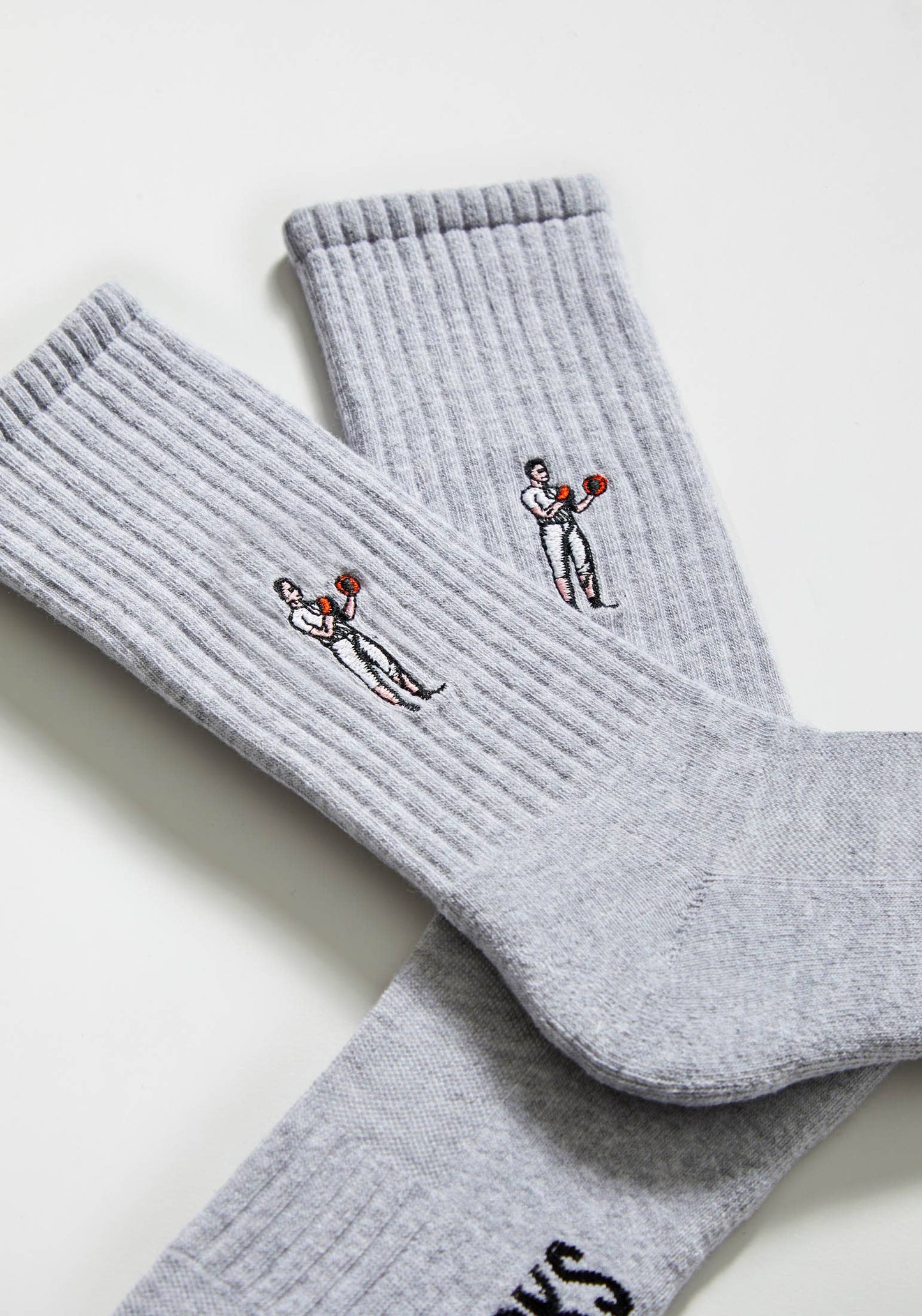 BeBoxer Embroidered Socks