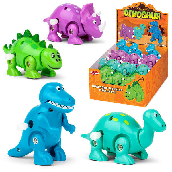 ASSORTIMENT DE DINOSAURES À REMONTOIR