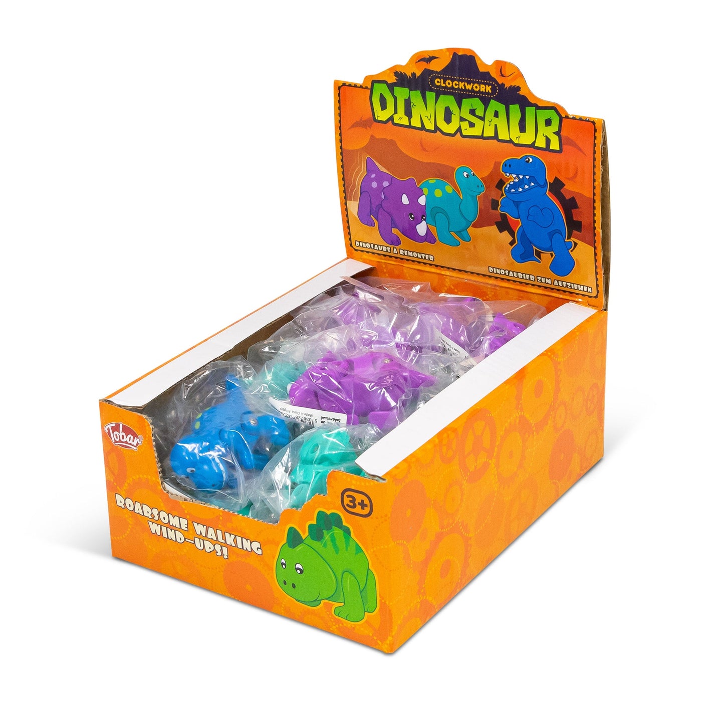 ASSORTIMENT DE DINOSAURES À REMONTOIR