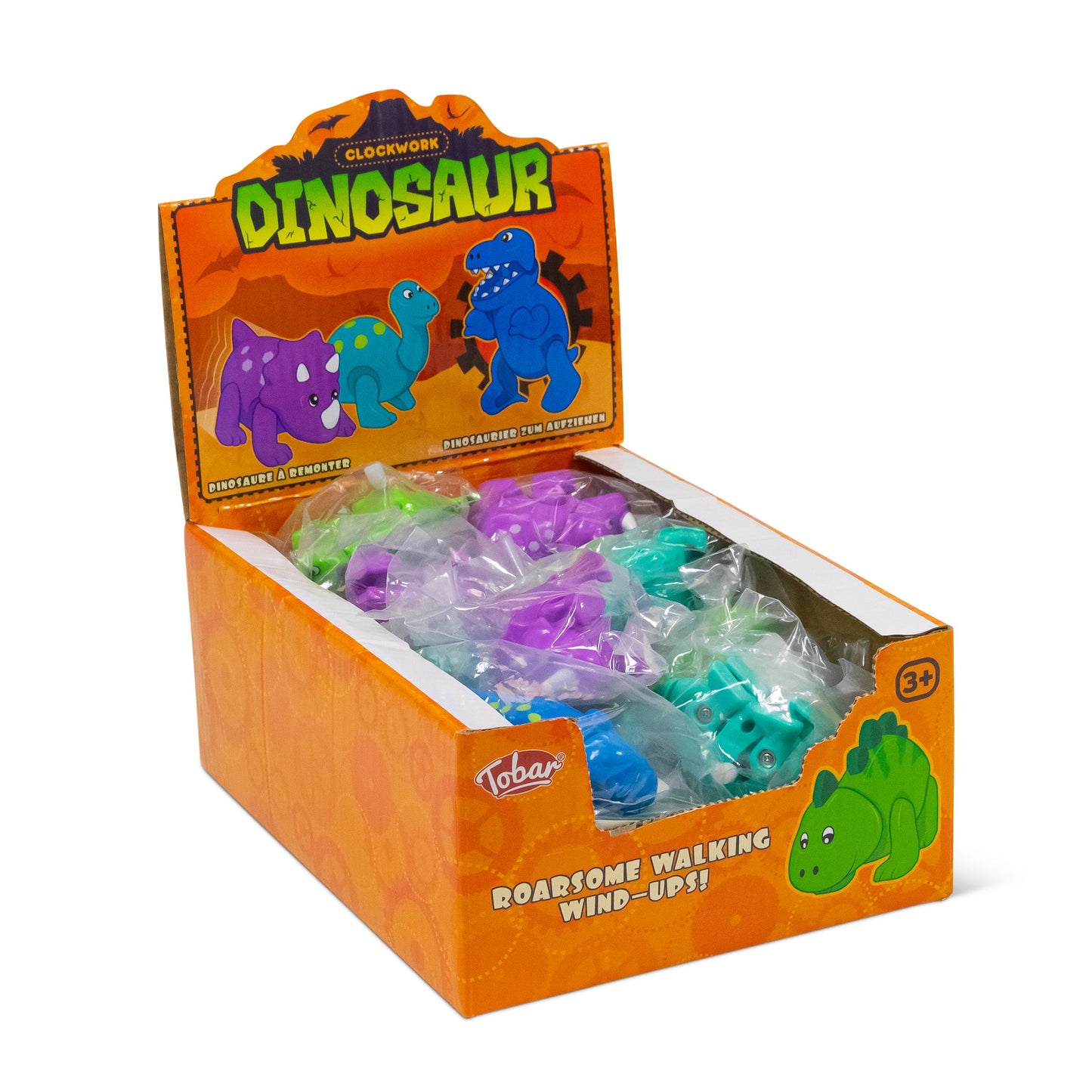 ASSORTIMENT DE DINOSAURES À REMONTOIR