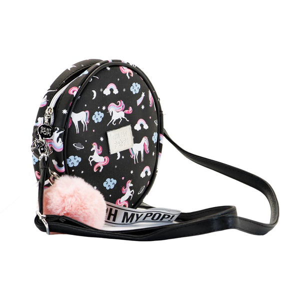 Sac à Bandoulière Rond Oh My Pop! « Licorne »