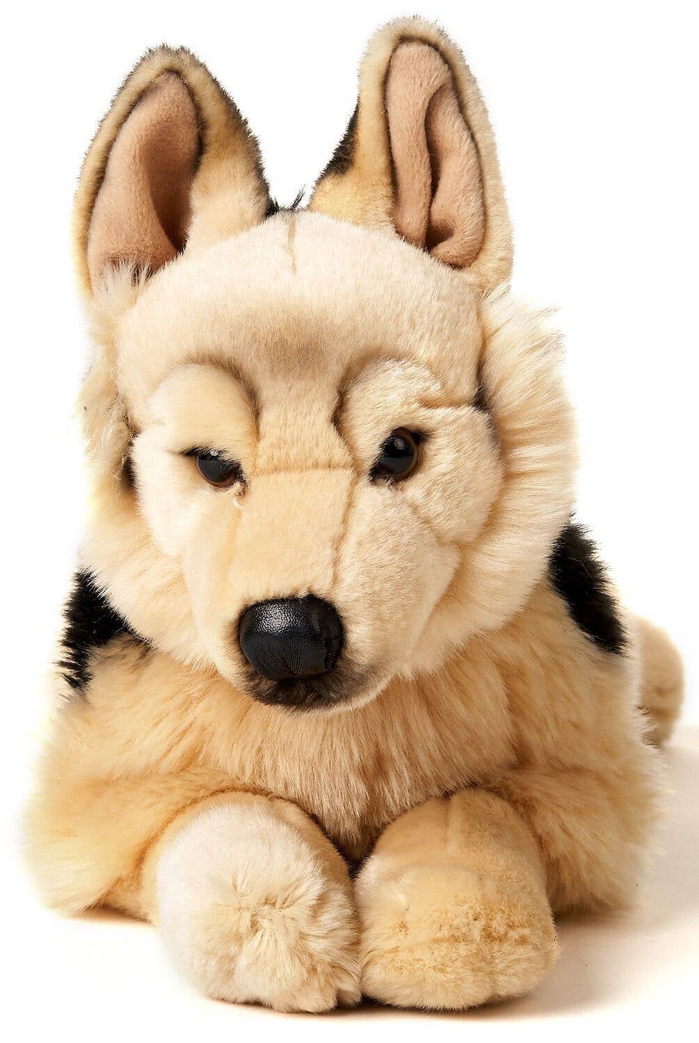 Peluche Berger allemand, couché Uni Toys