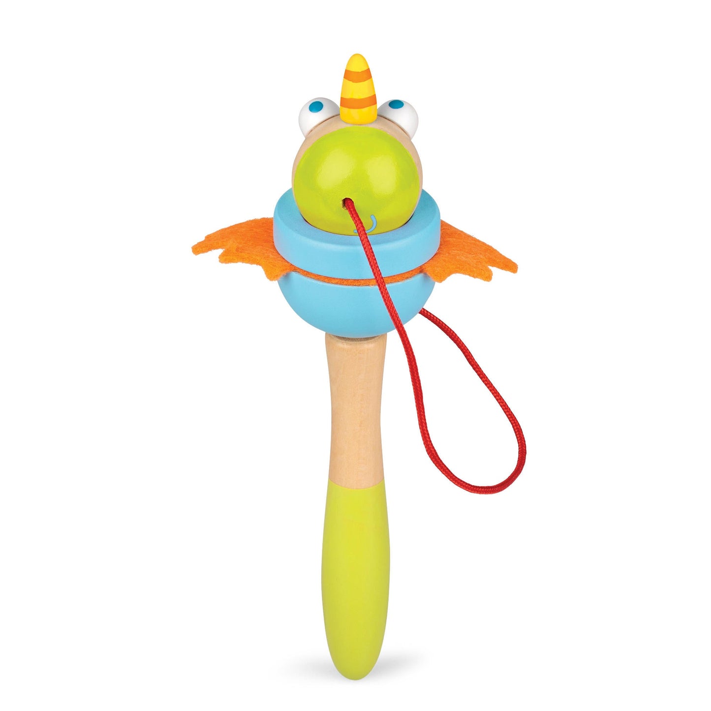 WOODEN UNICORN AND DRAGON CUP AND BALL - TESCO